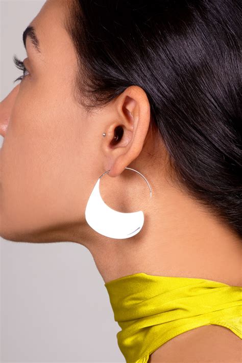 celine earrings silver|Céline Jewellery for Women .